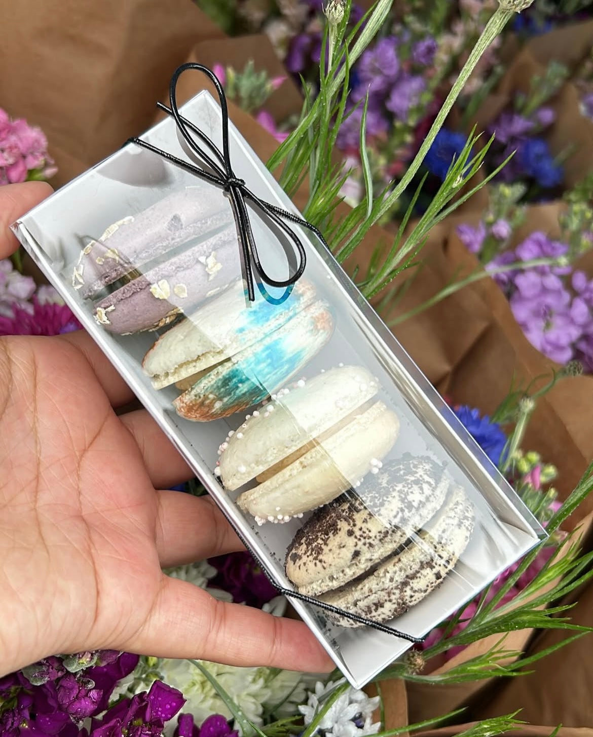 The Cookie Box- Macarons - Variety 4 Pack