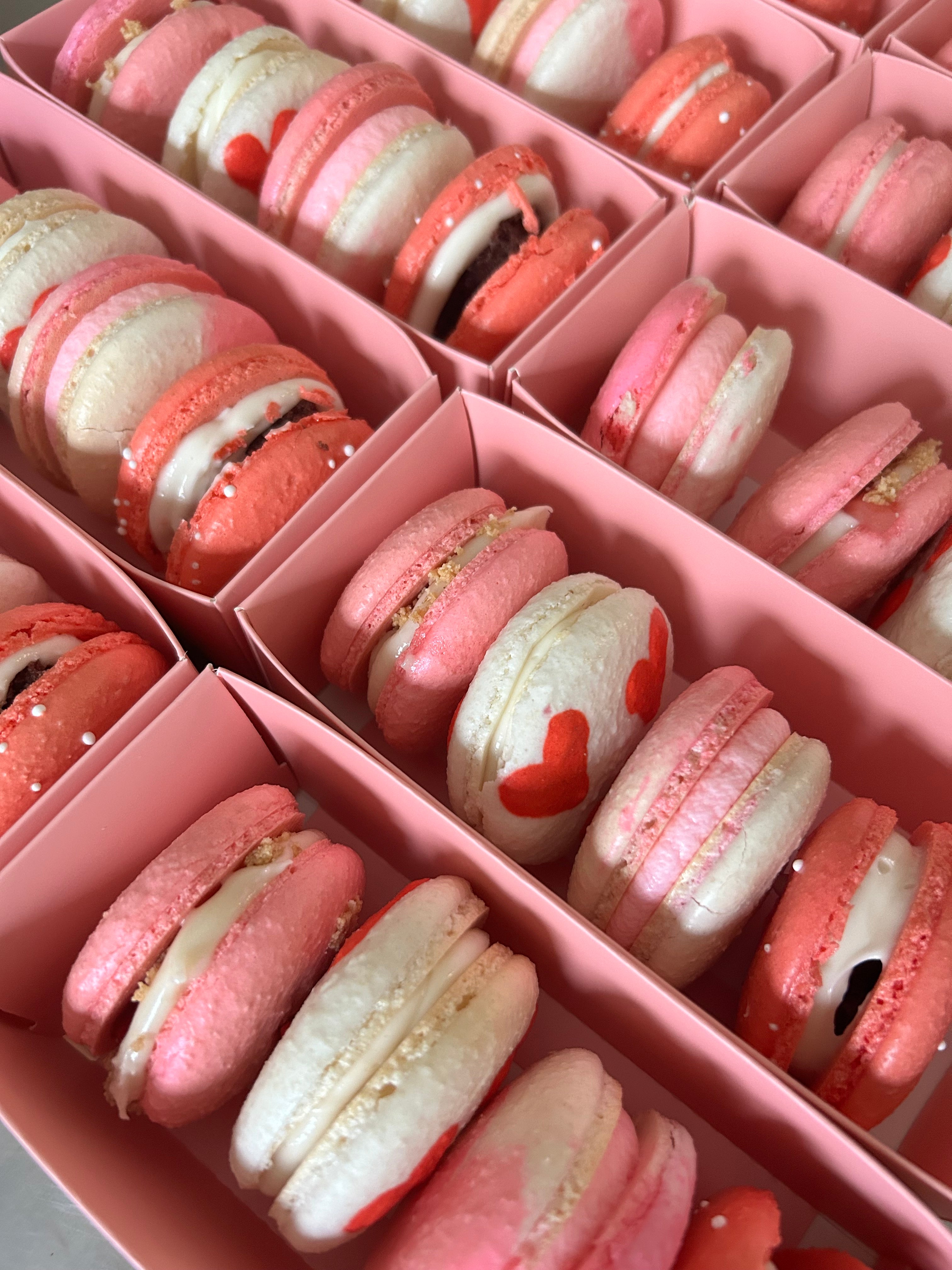 The Pink Pack - Pink Macarons - 4  variety pack